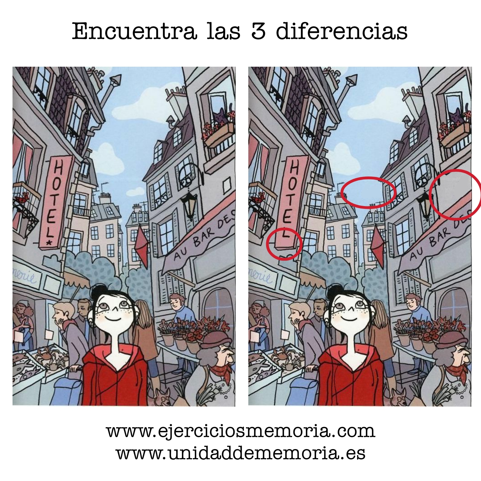 Solución al ejercicio: Diferencias