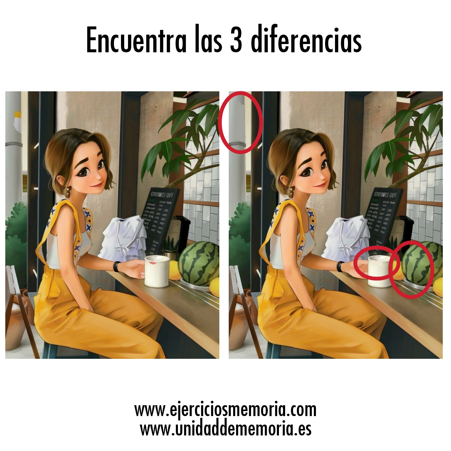 Solución al ejercicio: Estimulación Cognitiva