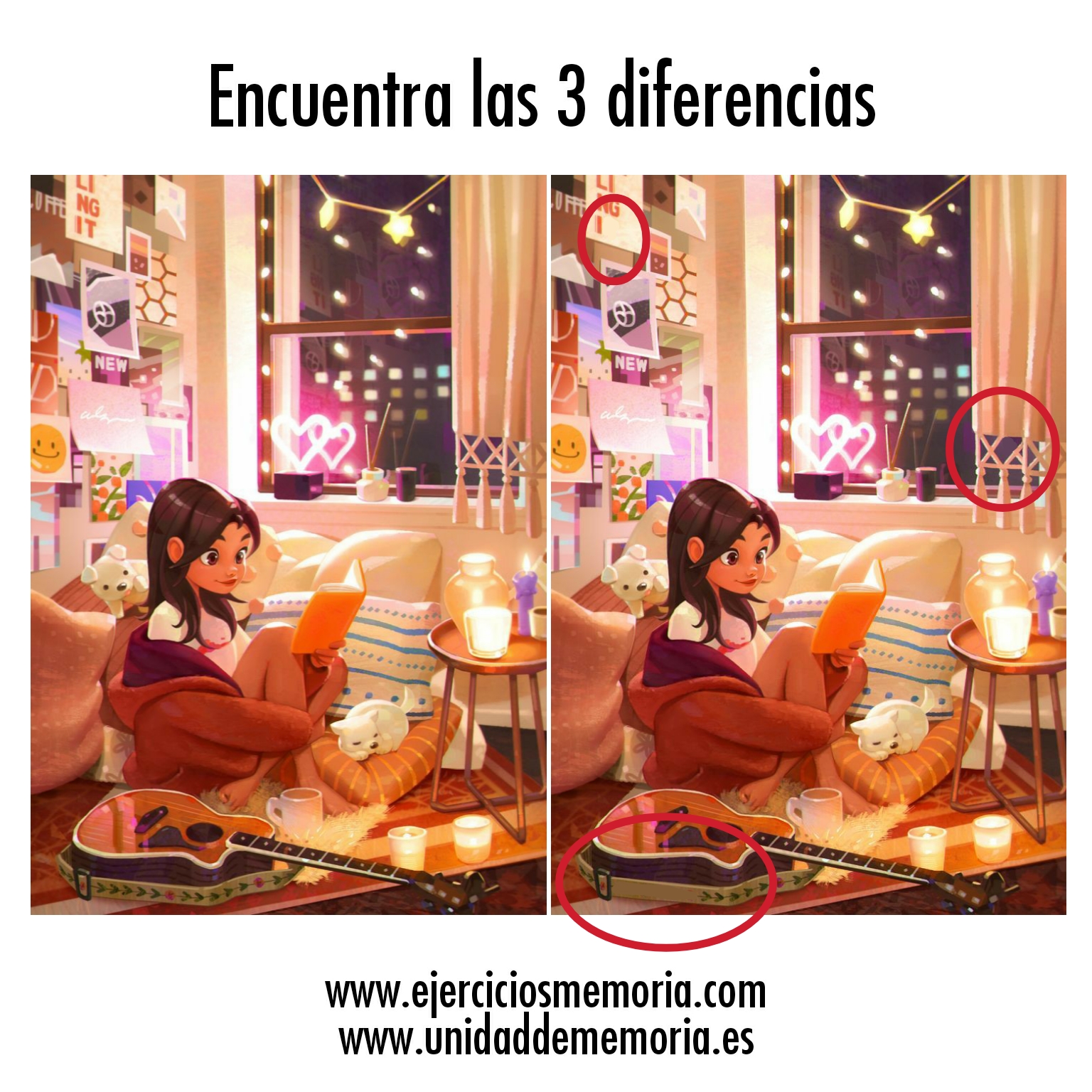 Solución al ejercicio: Estimulación Cognitiva