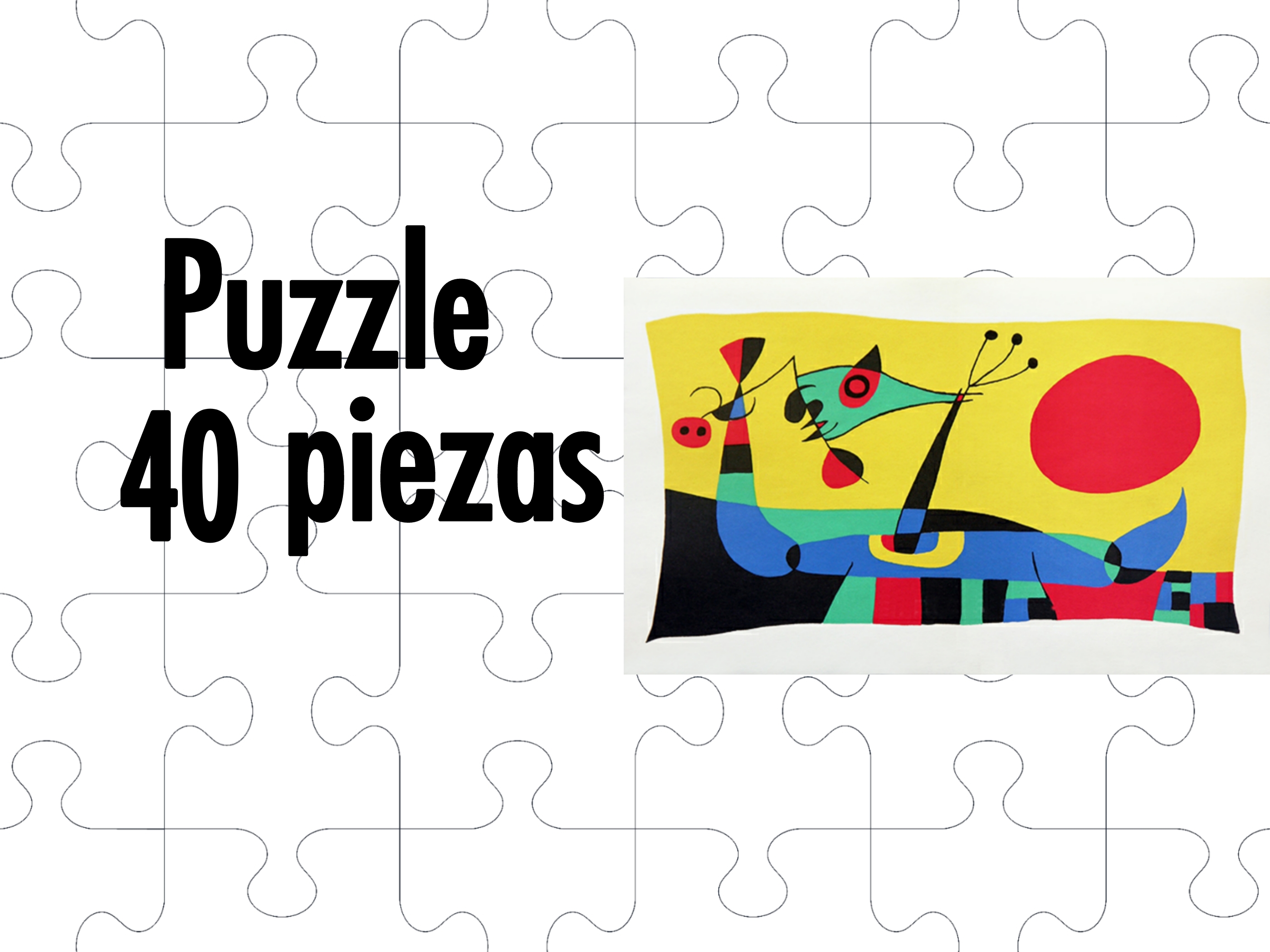 Puzzle del cuadro de Joan Miró