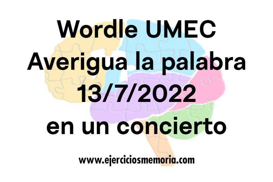 Wordle UMEC En un concierto