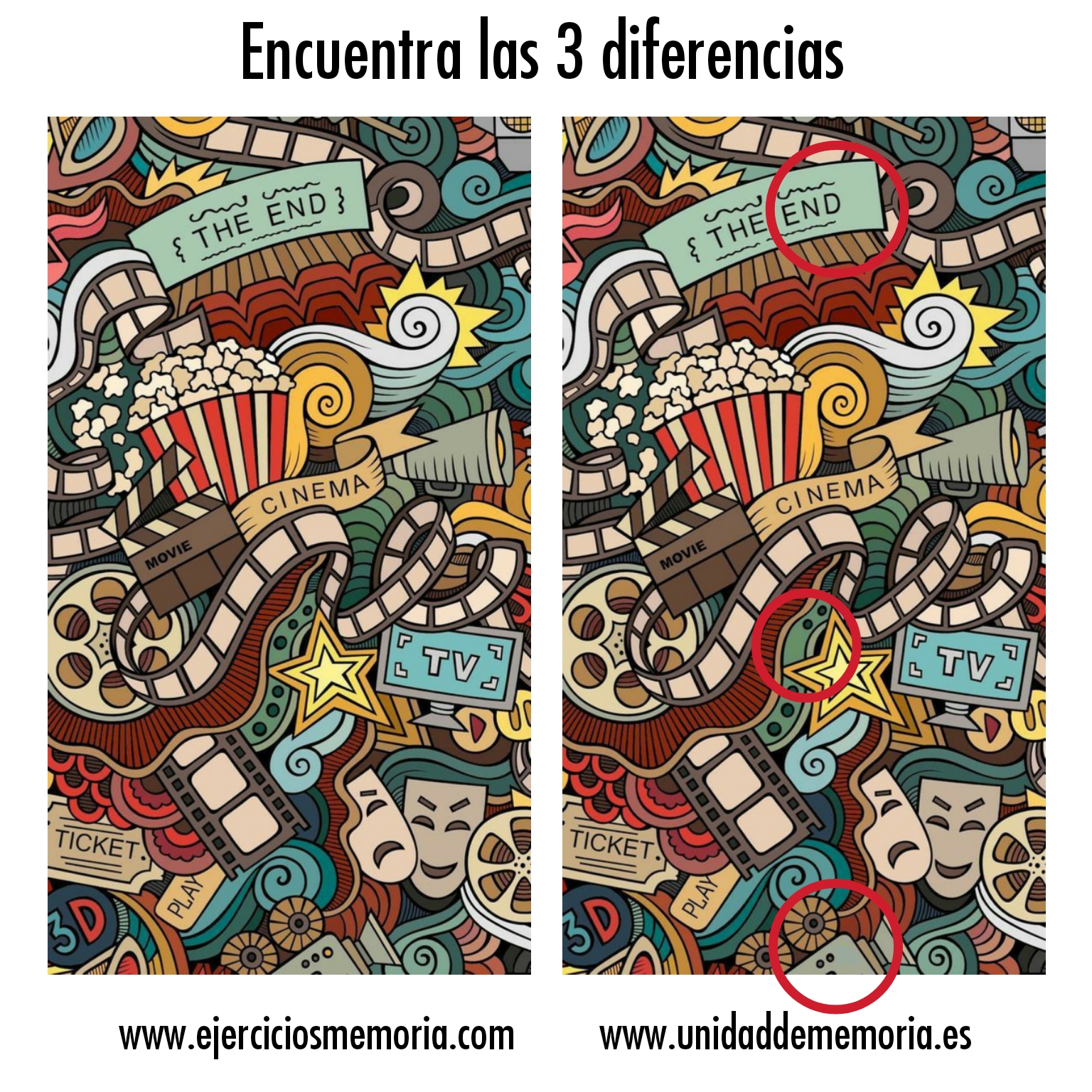 Solución al ejercicio: Estimulación Cognitiva