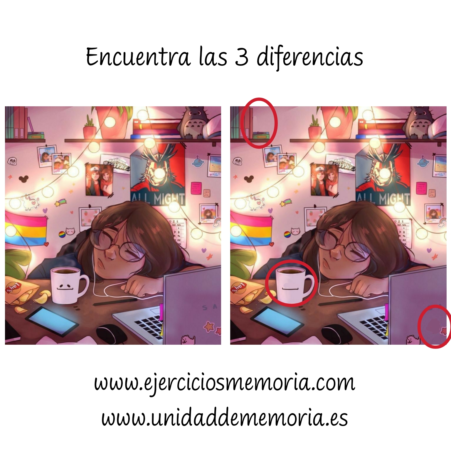 Solución al ejercicio: Estimulación Cognitiva