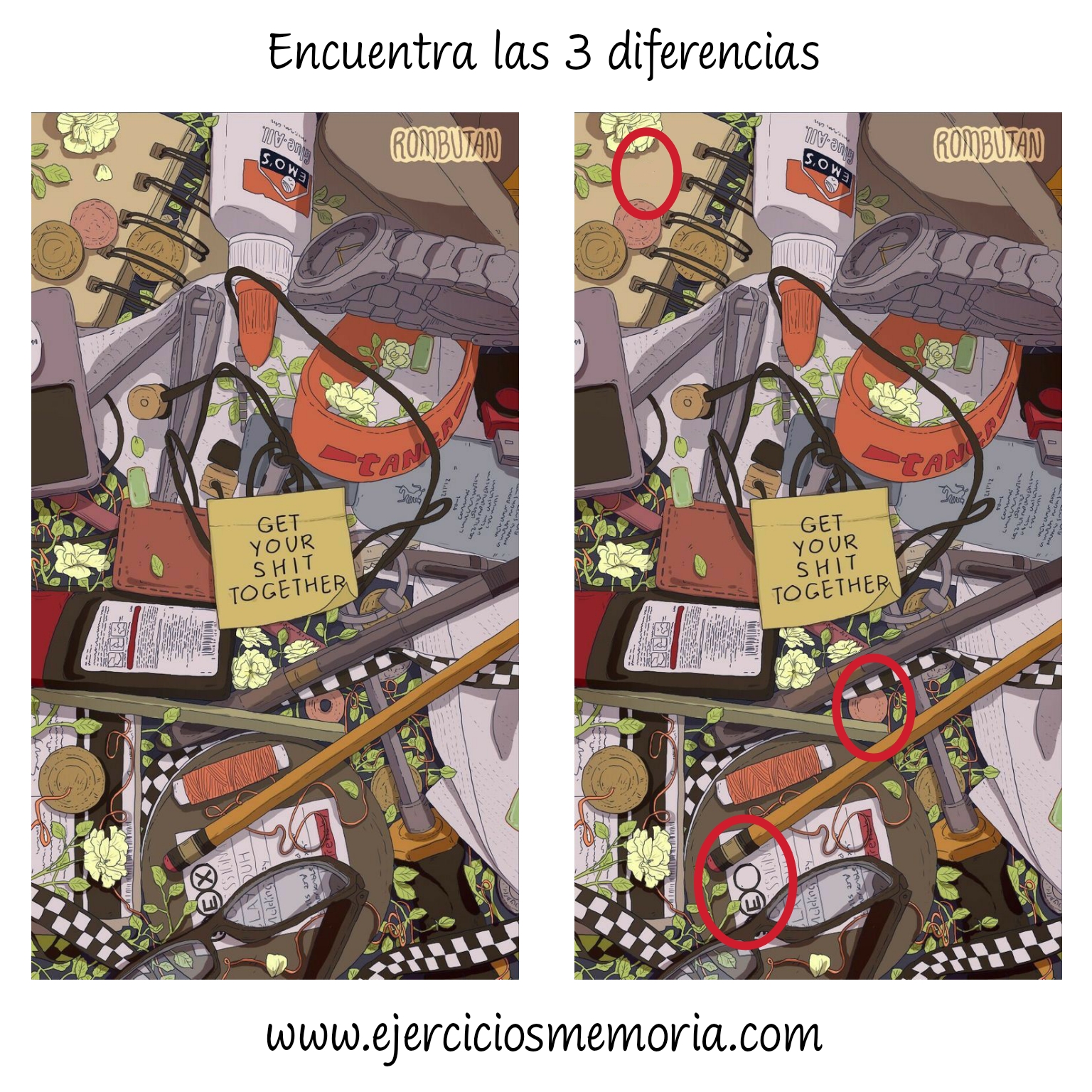 Solución al ejercicio: Estimulación cogniitvas