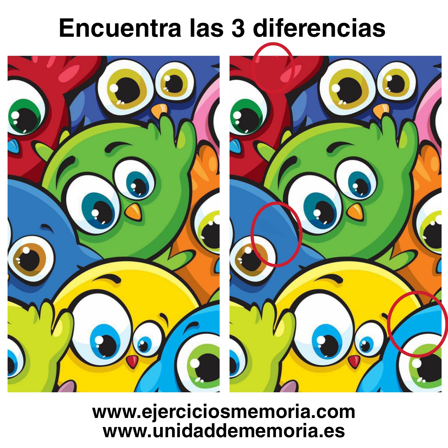 Solución al ejercicio: Estimulación Cognitiva