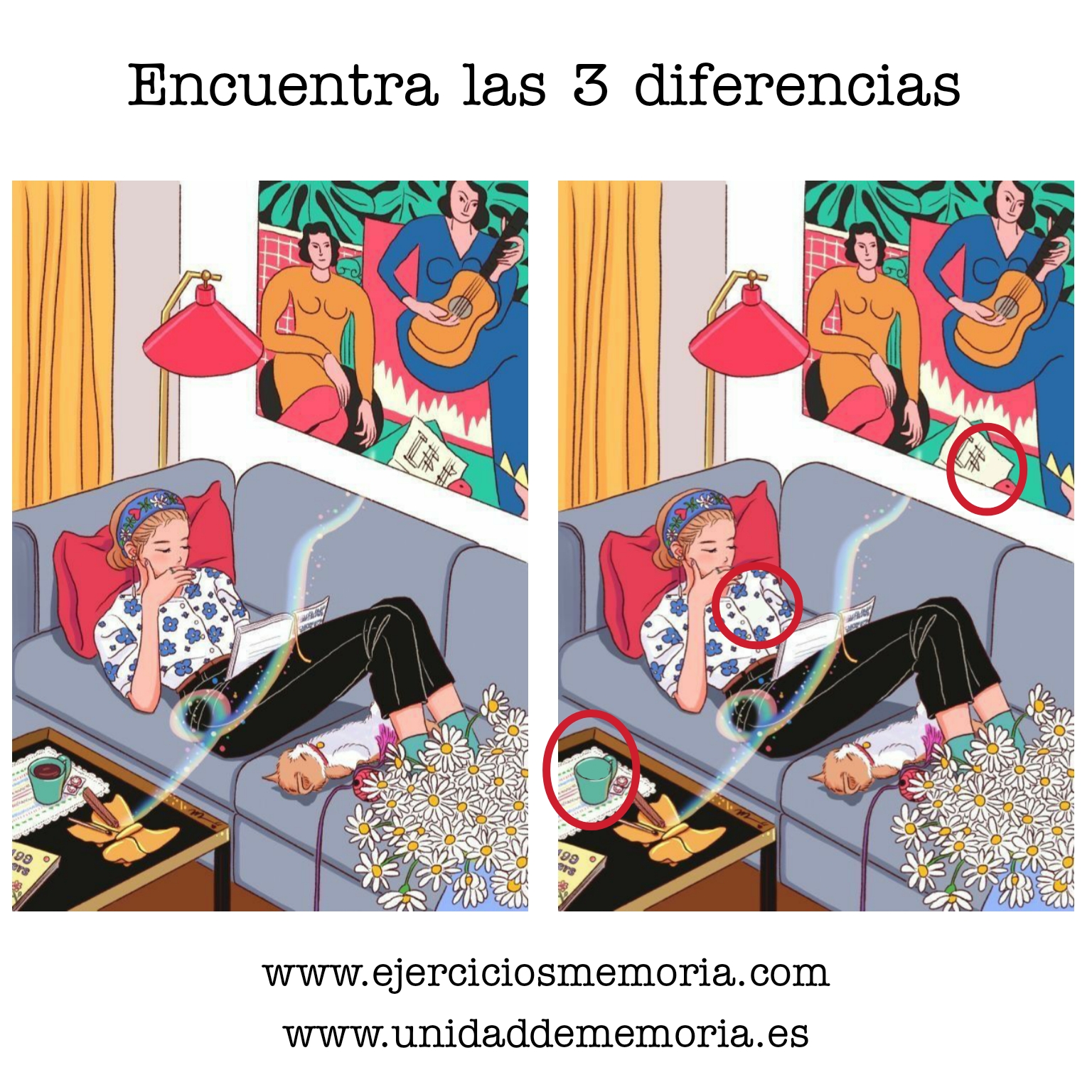 Solución al ejercicio: Estimulación Cognitiva