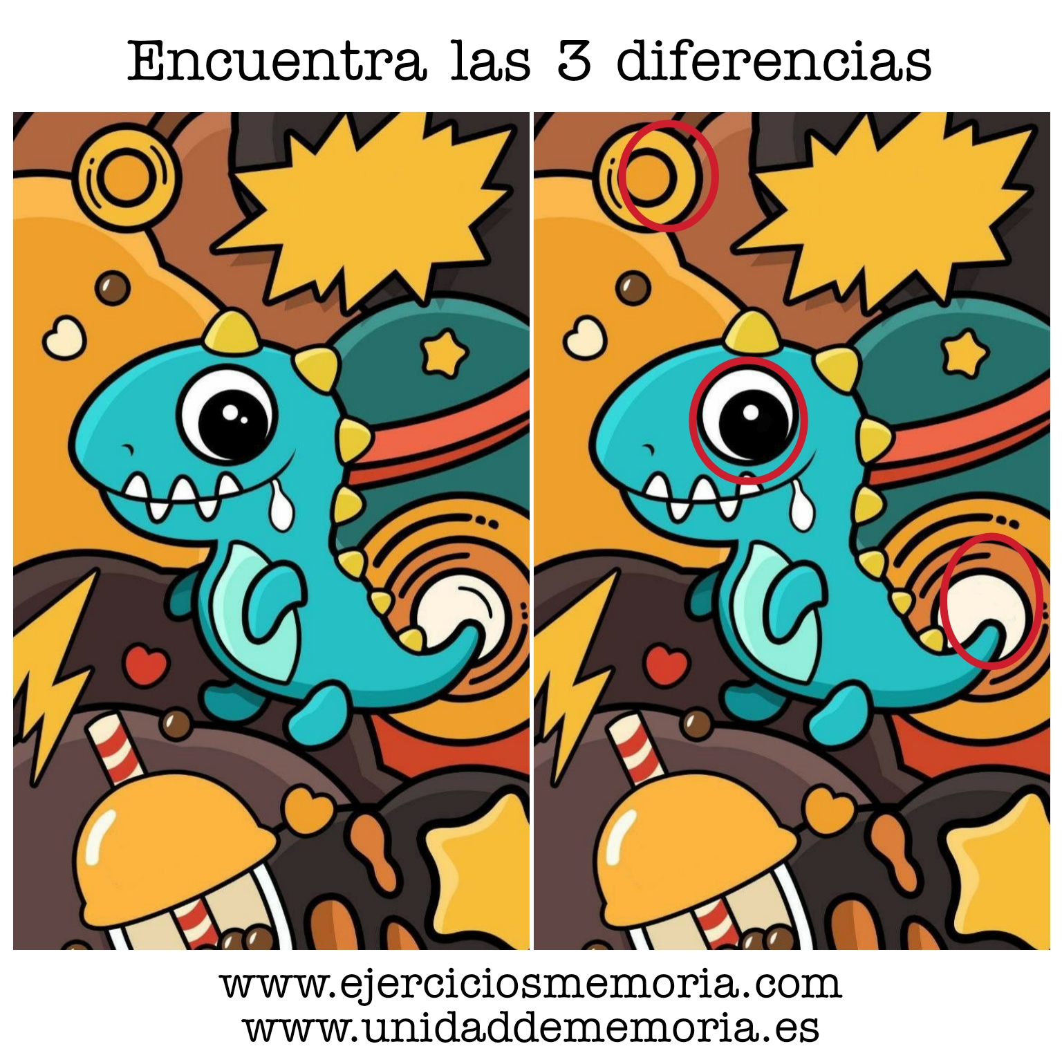 Solución al ejercicio: Estimulación Cognitiva