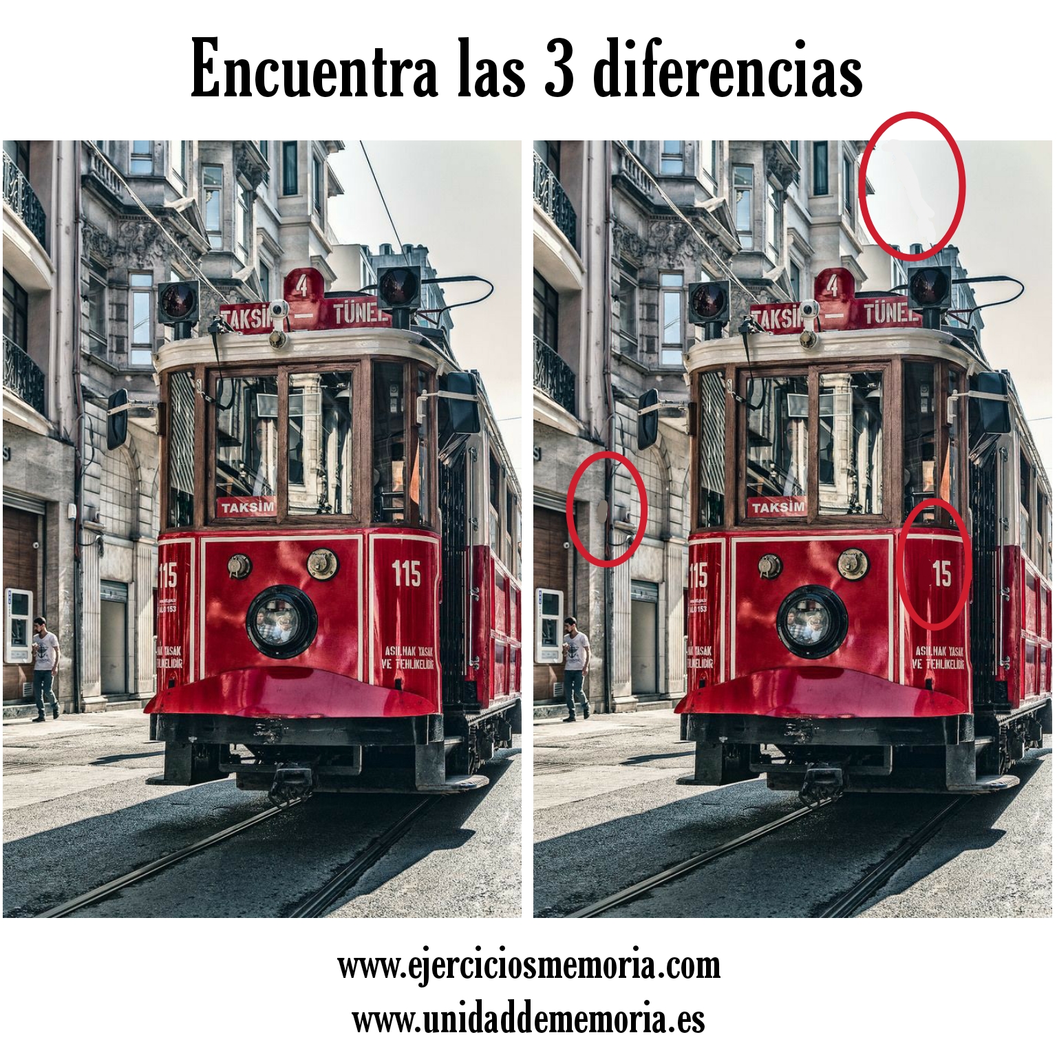 Solución al ejercicio: Diferencias