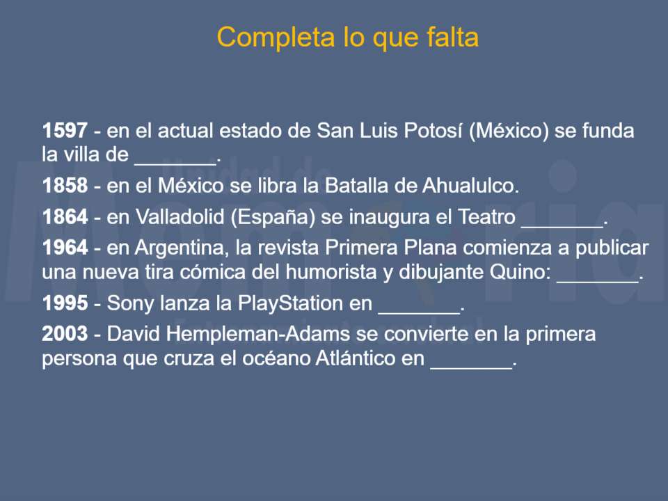Efemérides del 29 de septiembre