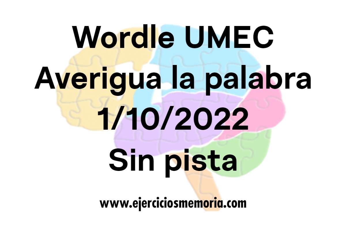 Wordle UMEC Sin pista