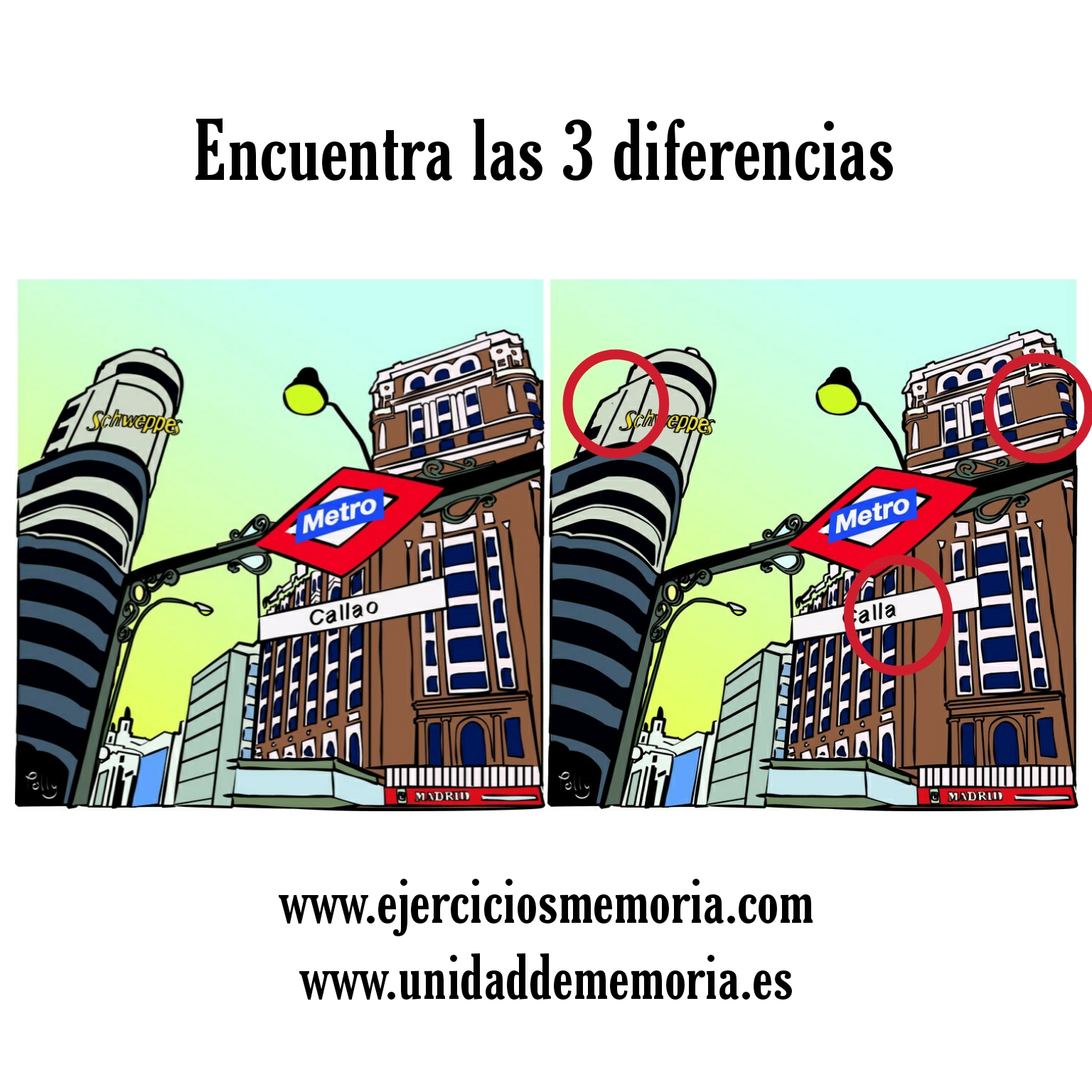 Solución al ejercicio: Estimulación cognitiva