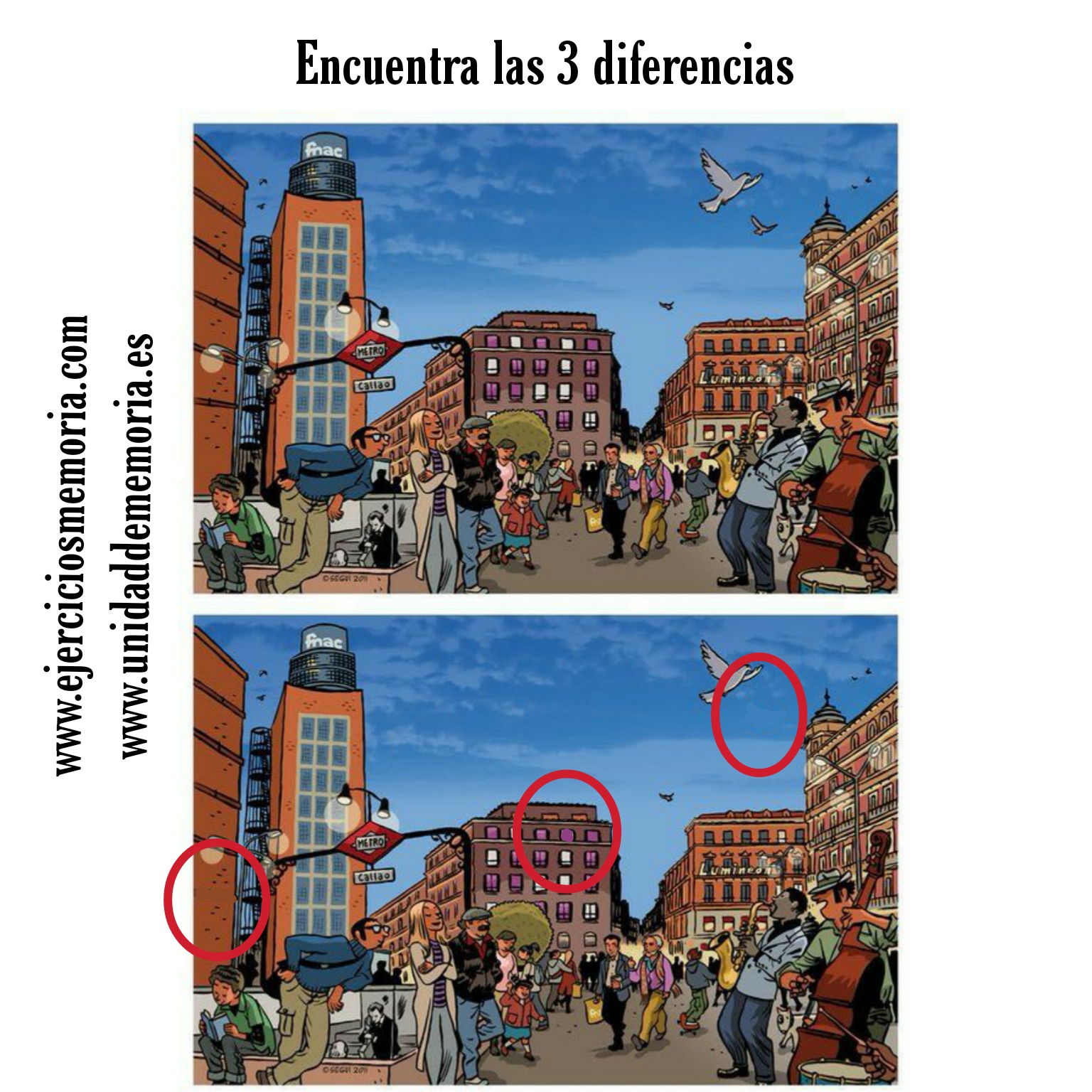 Solución al ejercicio: Diferencias