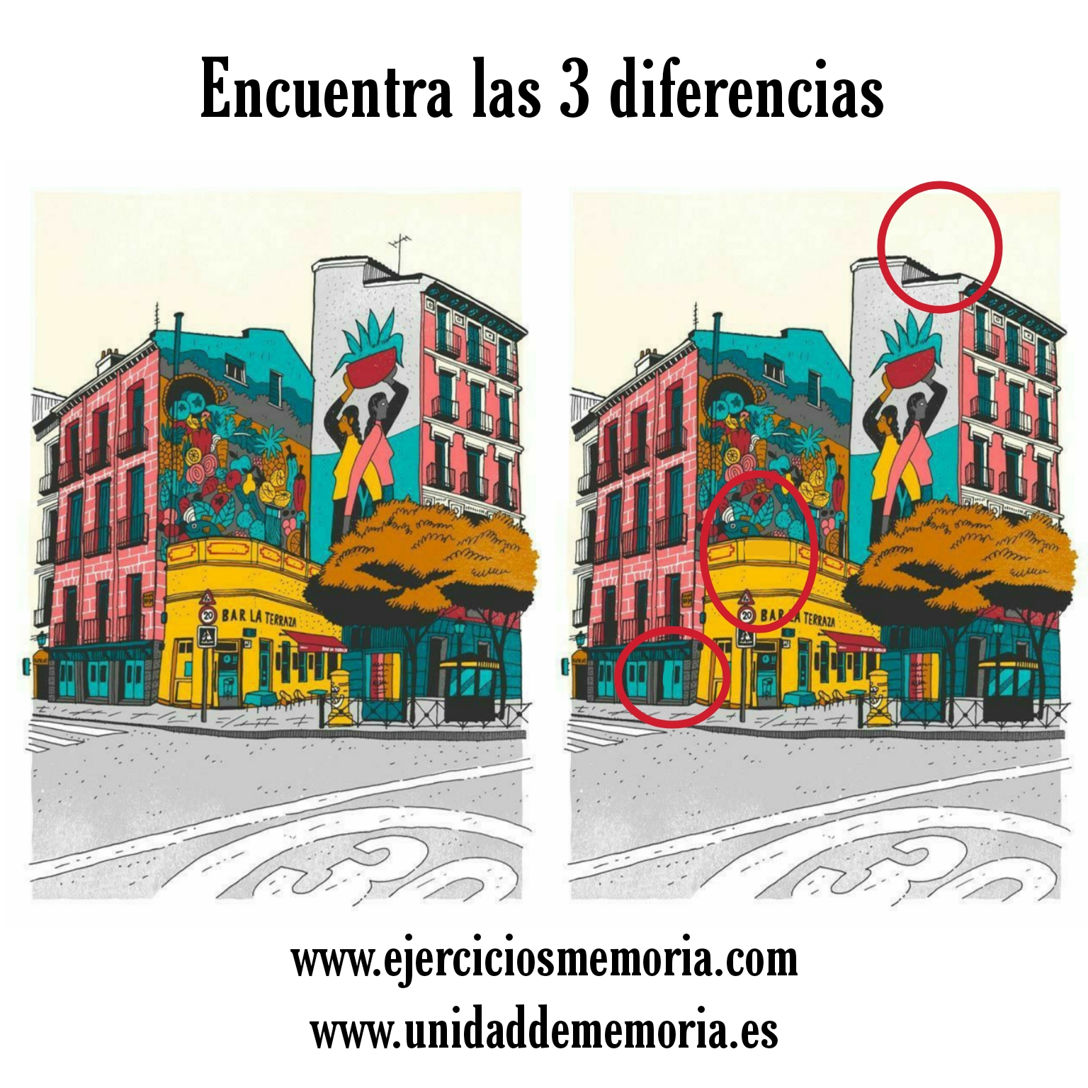 Solución al ejercicio: Diferencias