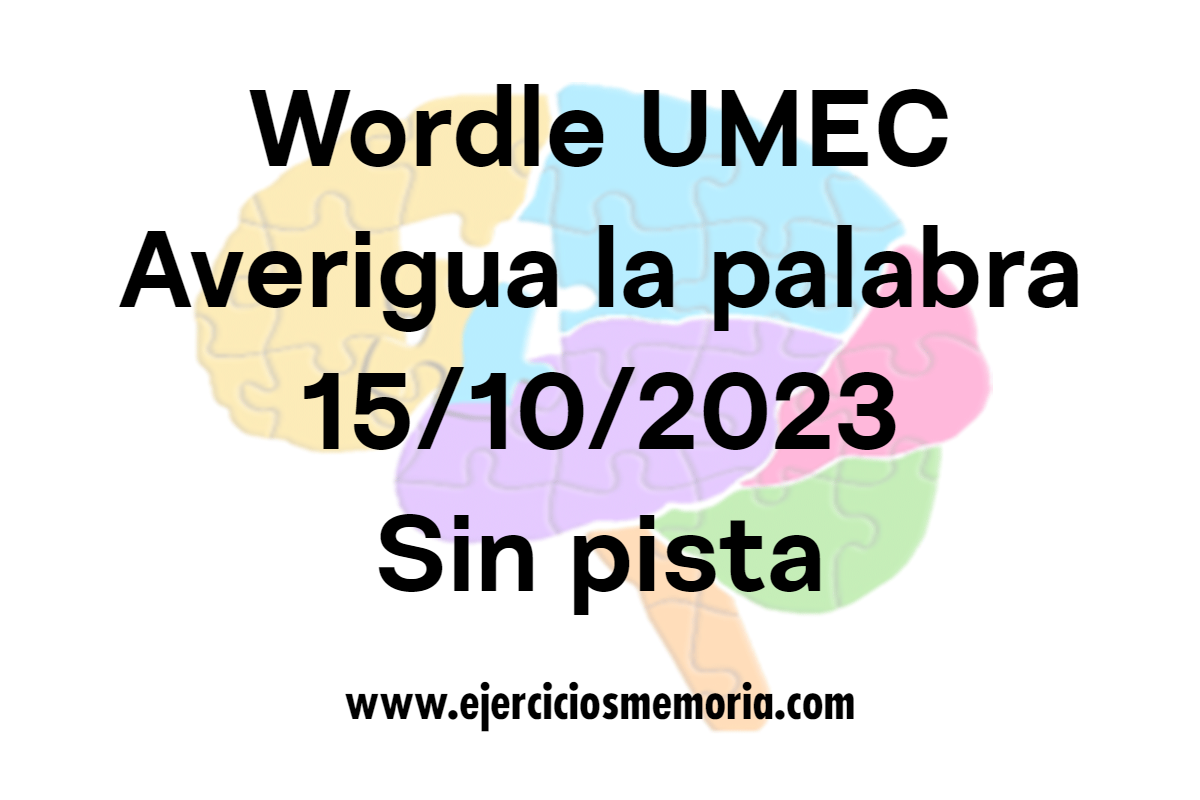 Wordle UMEC Sin pista