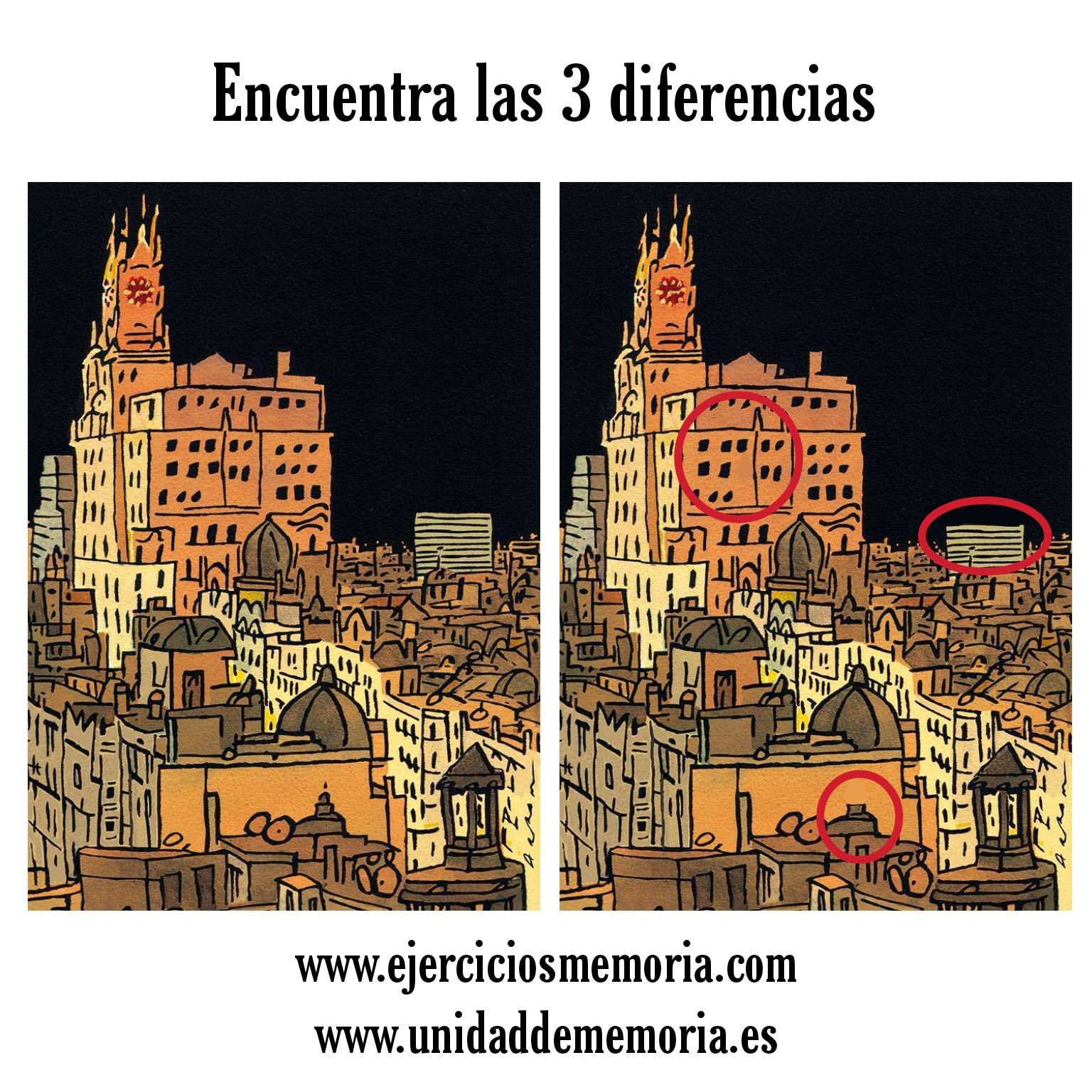 Solución al ejercicio: Diferencias