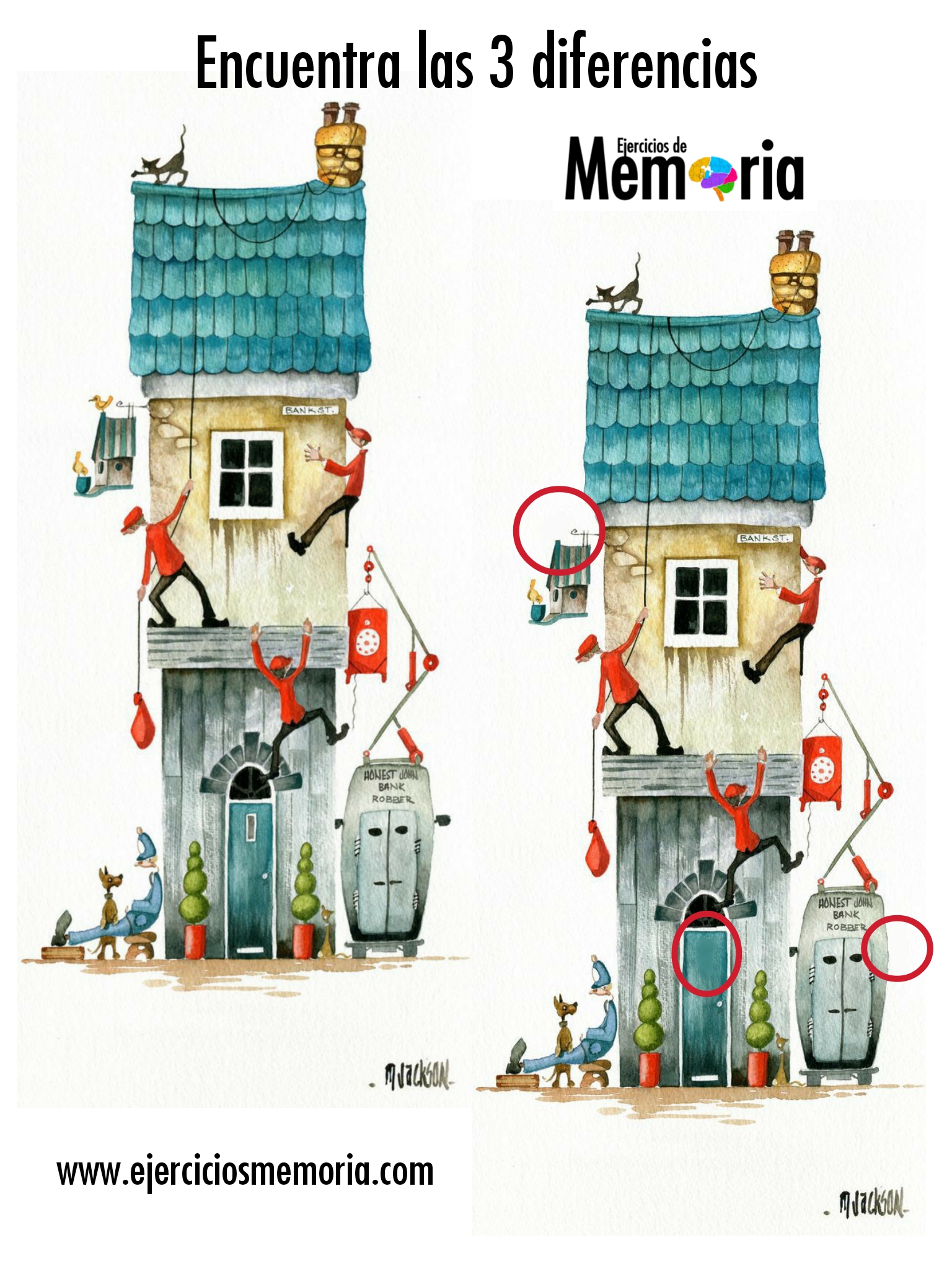 Solución al ejercicio: Encuentra las 3 diferencias