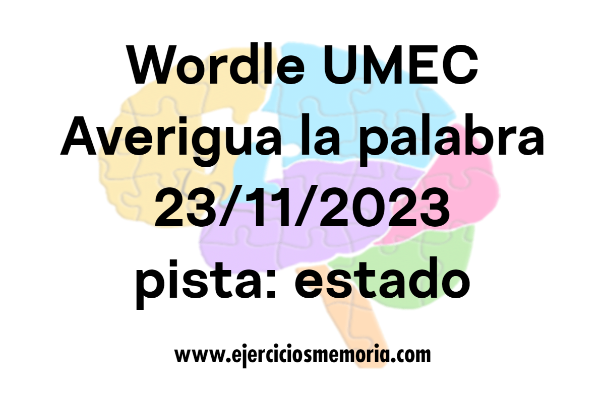 Wordle UMEC pista: estado