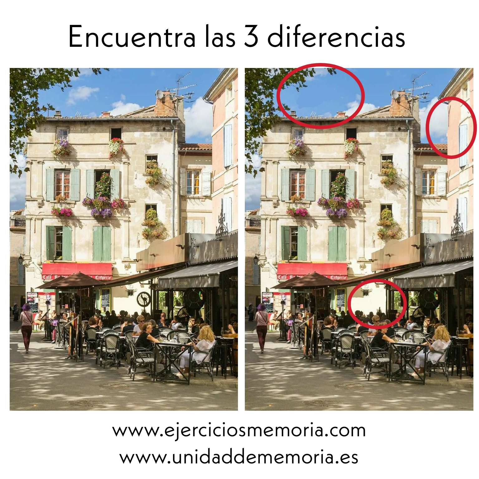 Solución al ejercicio: Diferencias