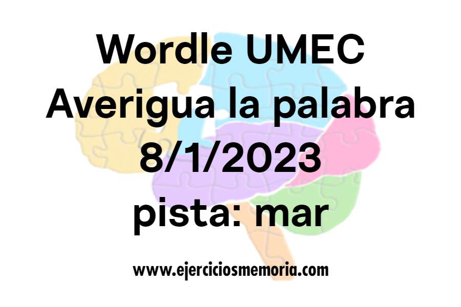 Wordle UMEC pista: mar