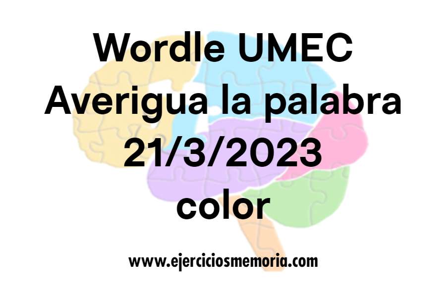 Wordle UMEC pista color
