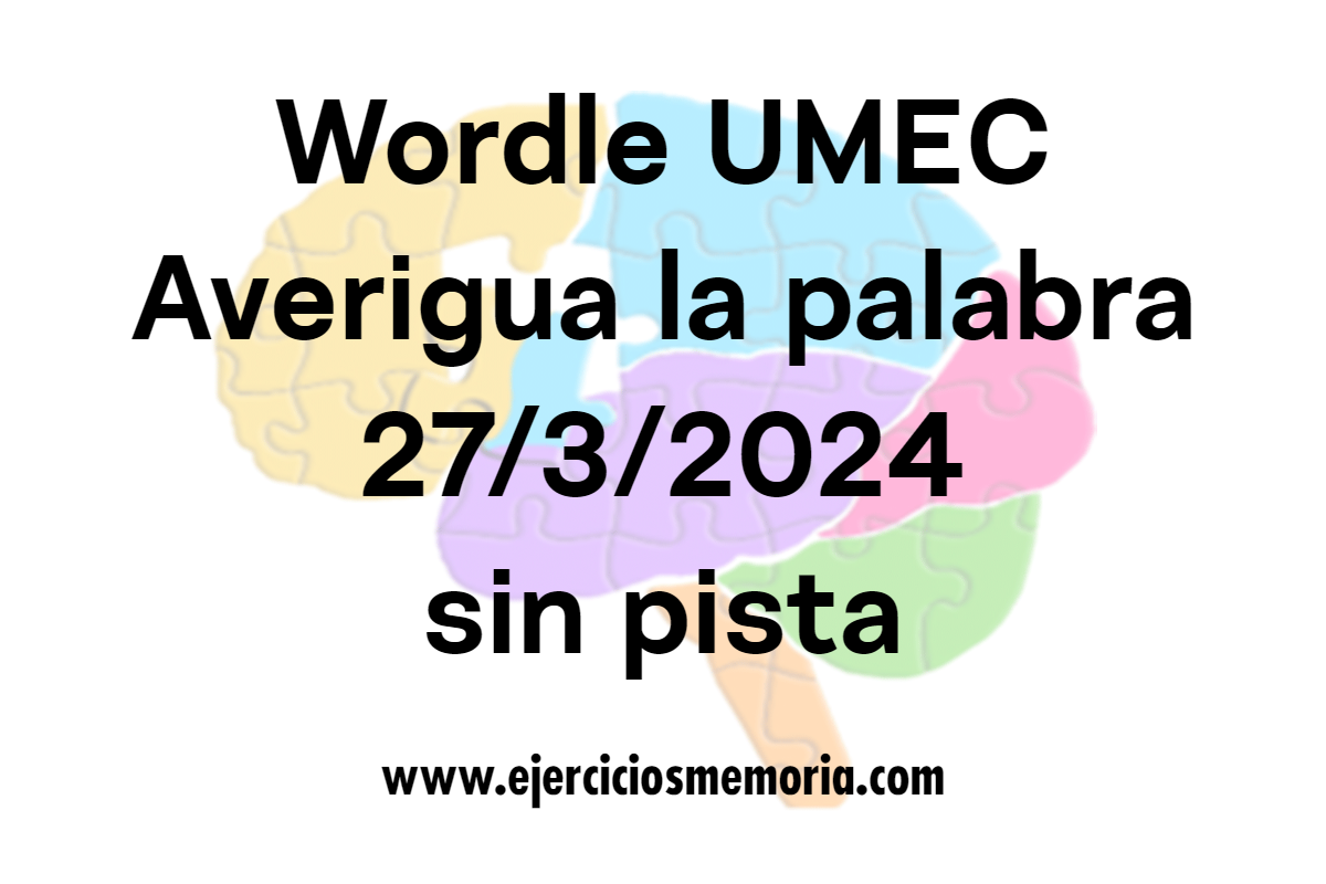 Wordle UMEC sin pista