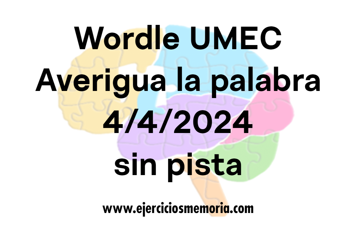 Wordle UMEC sin pista