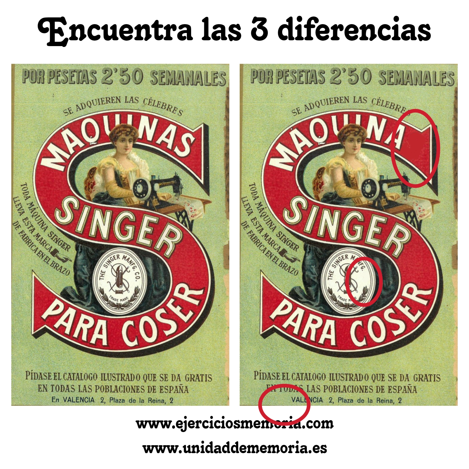 Solución al ejercicio: Diferencias