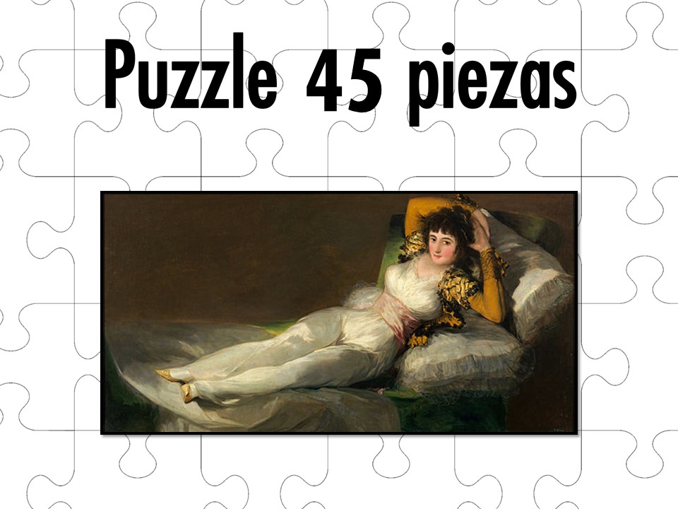 ¿Cuánto tardas en hacer este puzzle de la Maja Vestida?