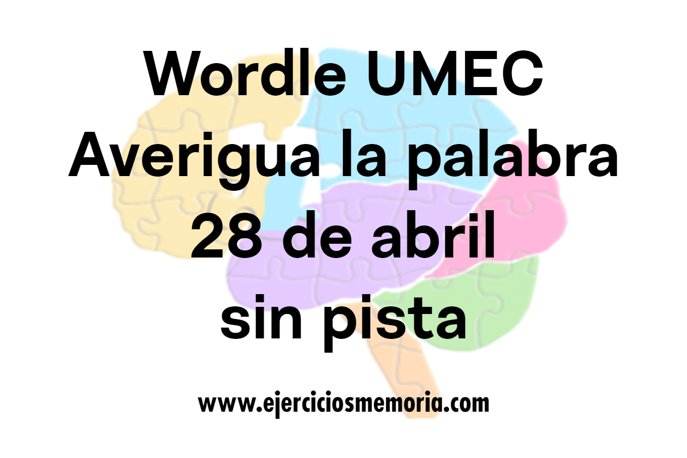 Wordle UMEC sin pista