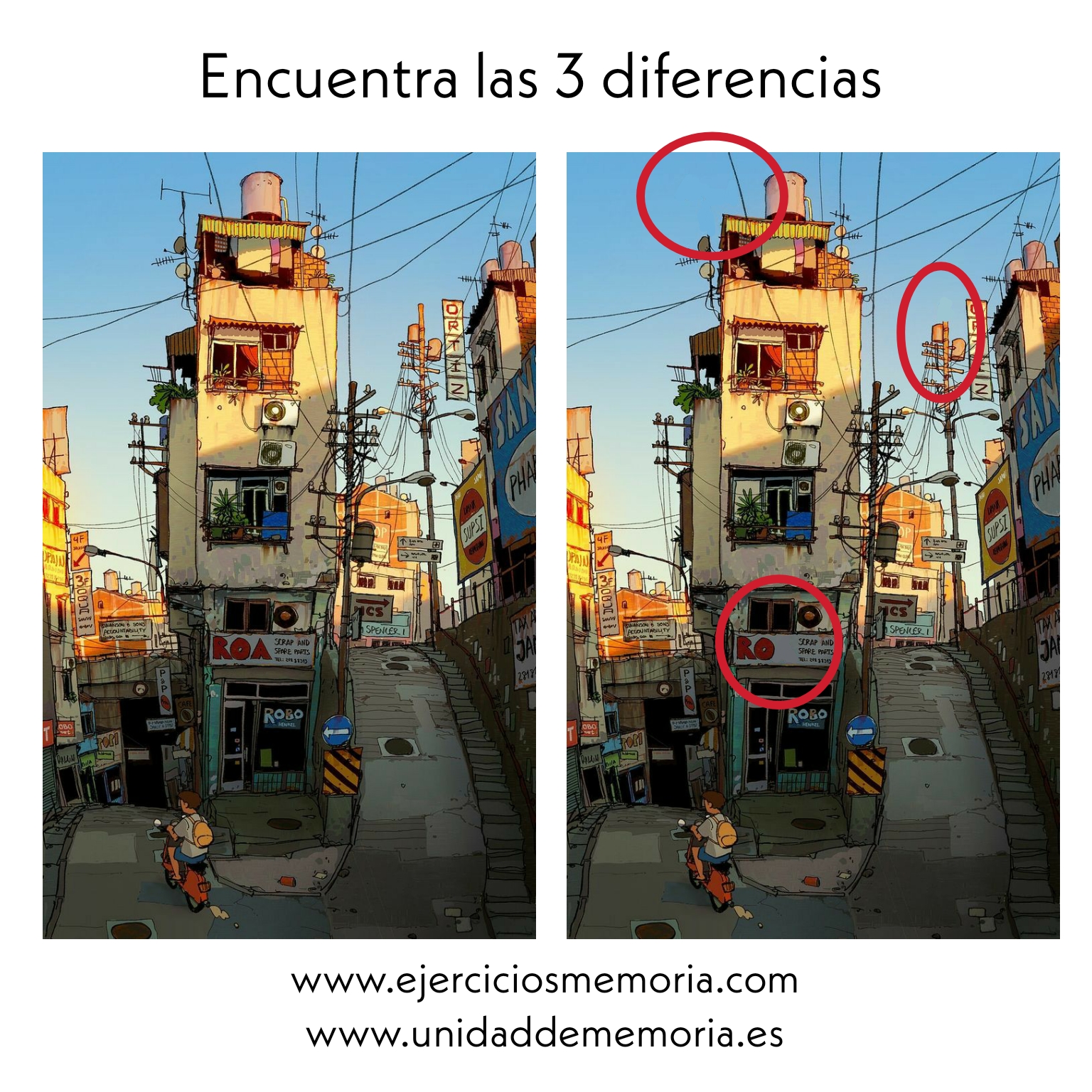Solución al ejercicio: Diferencias