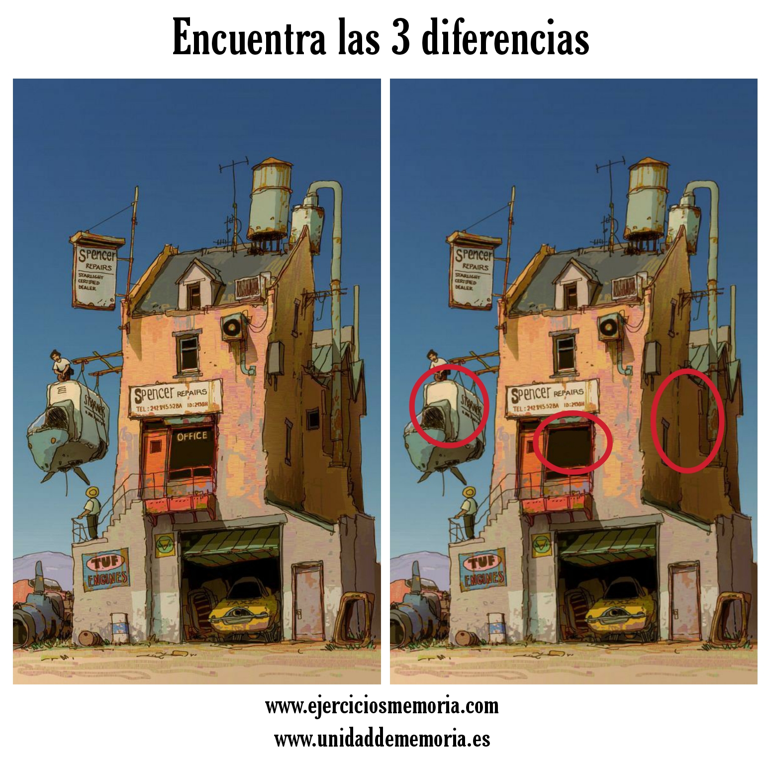 Solución al ejercicio: Diferencias