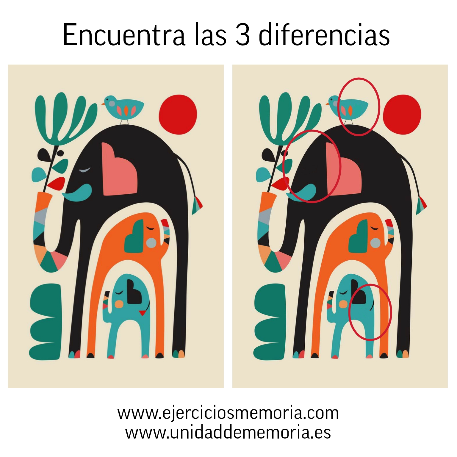 Solución al ejercicio: Diferencias