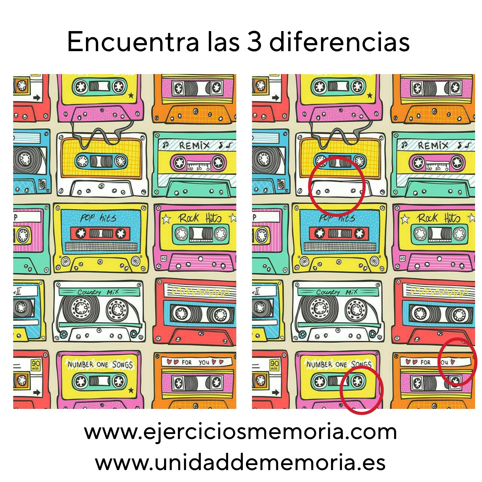 Solución al ejercicio: Diferencias