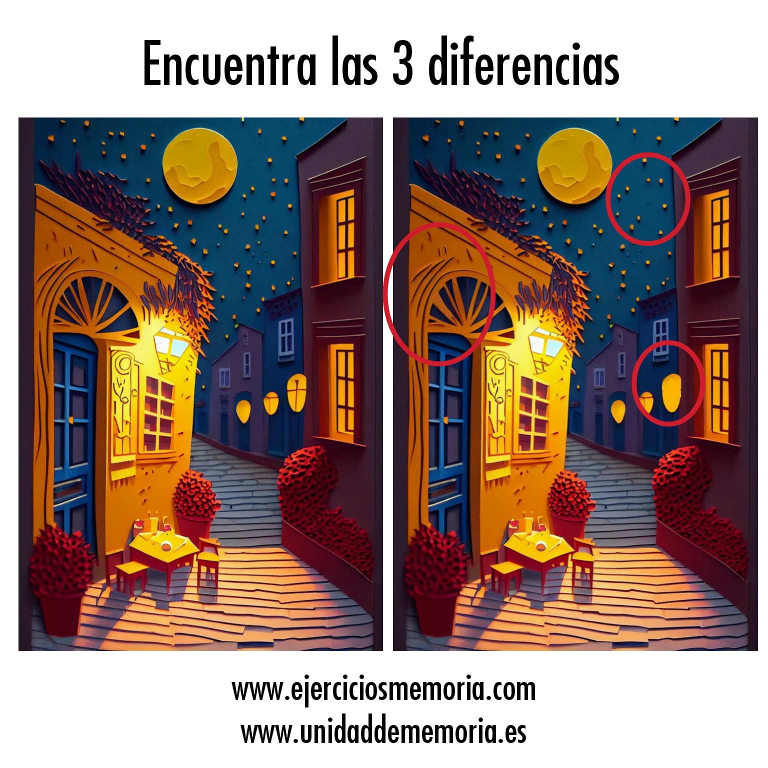 Solución al ejercicio: Diferencias