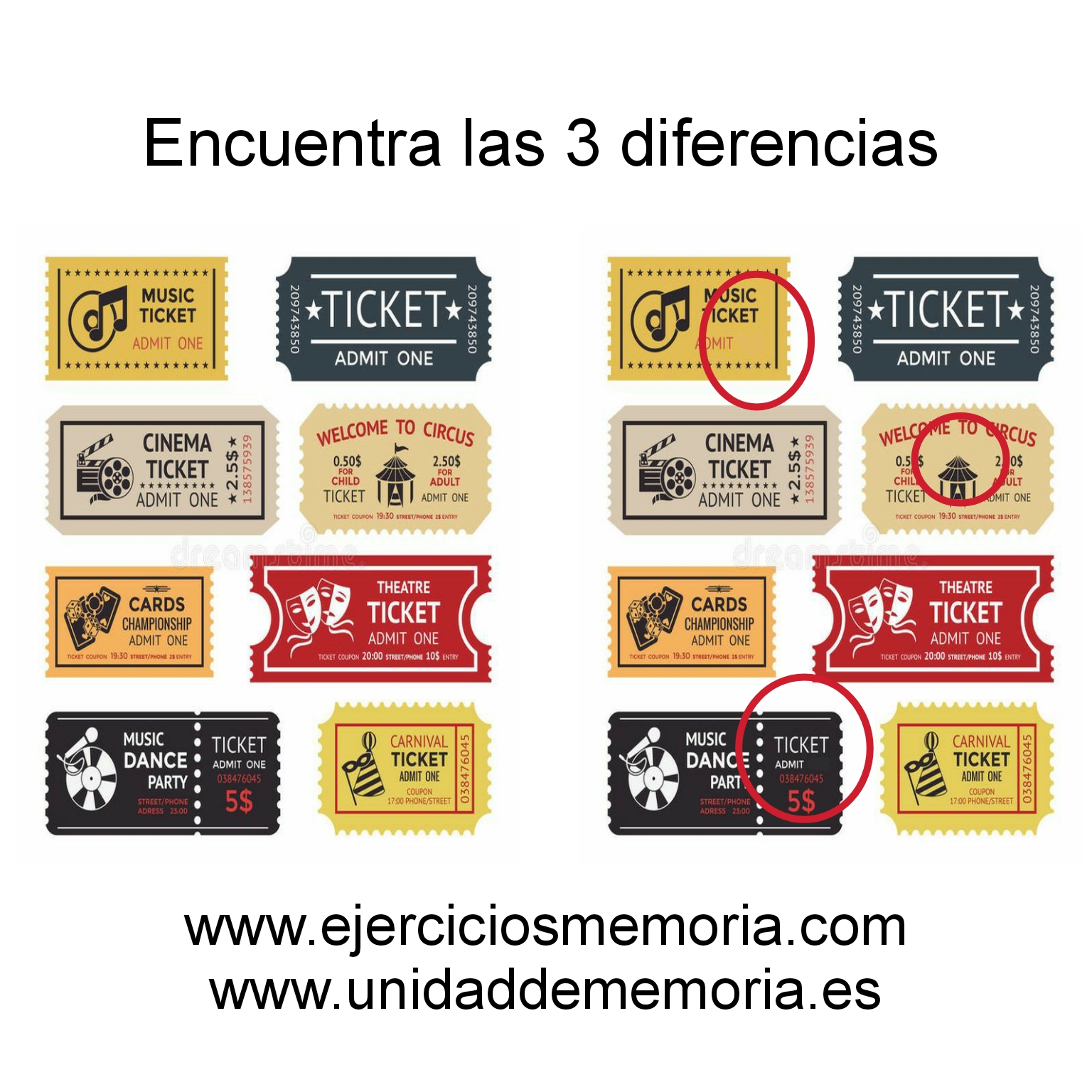 Solución al ejercicio: Diferencias