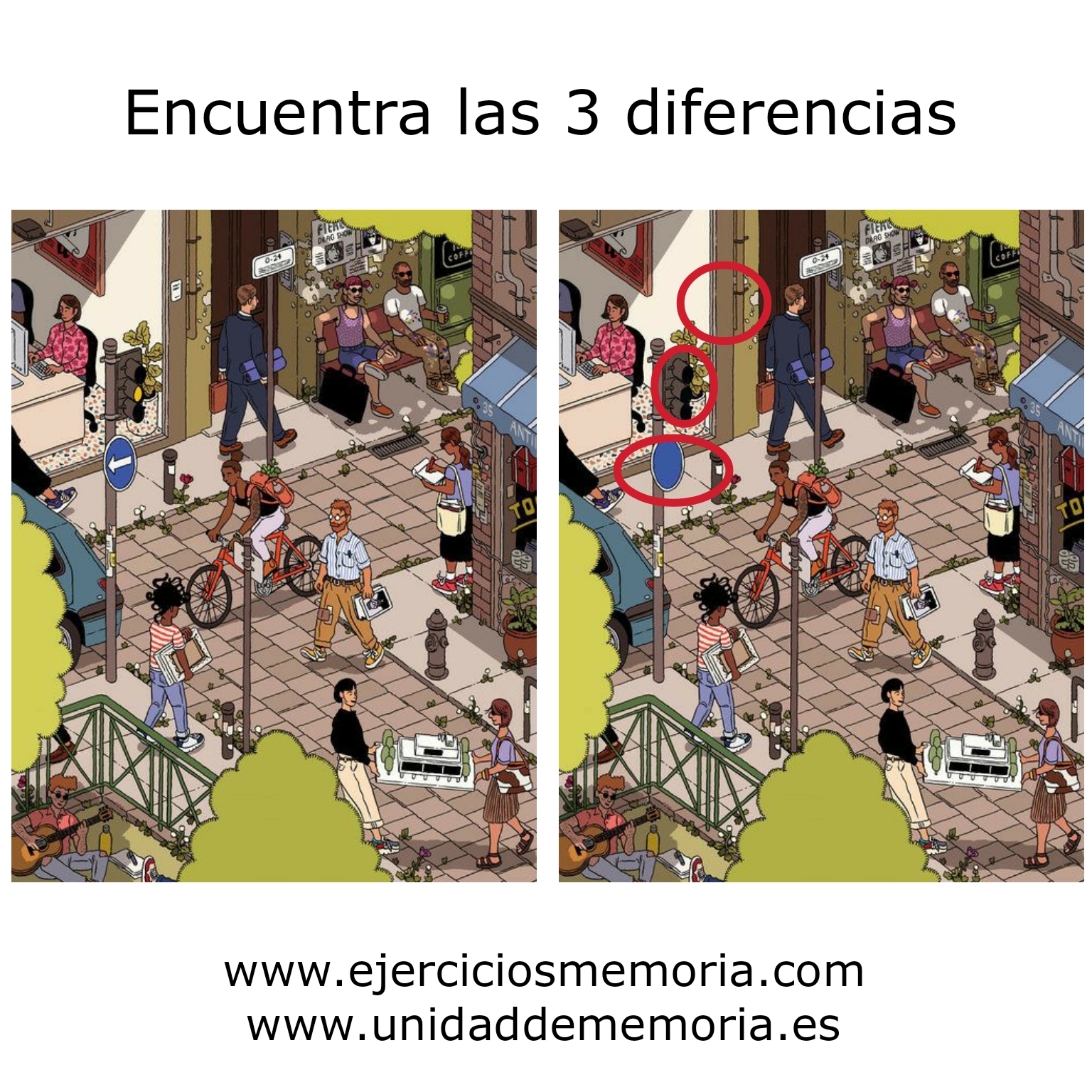 Solución al ejercicio: Diferencias