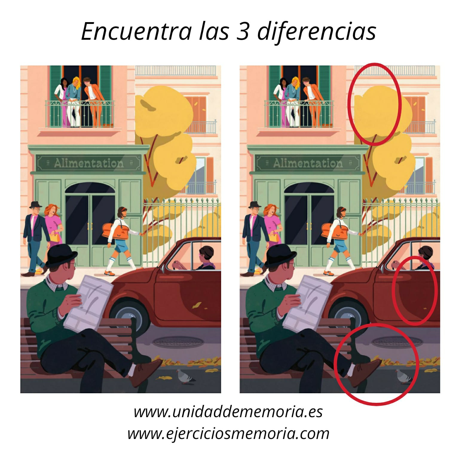 Solución al ejercicio: Diferencias