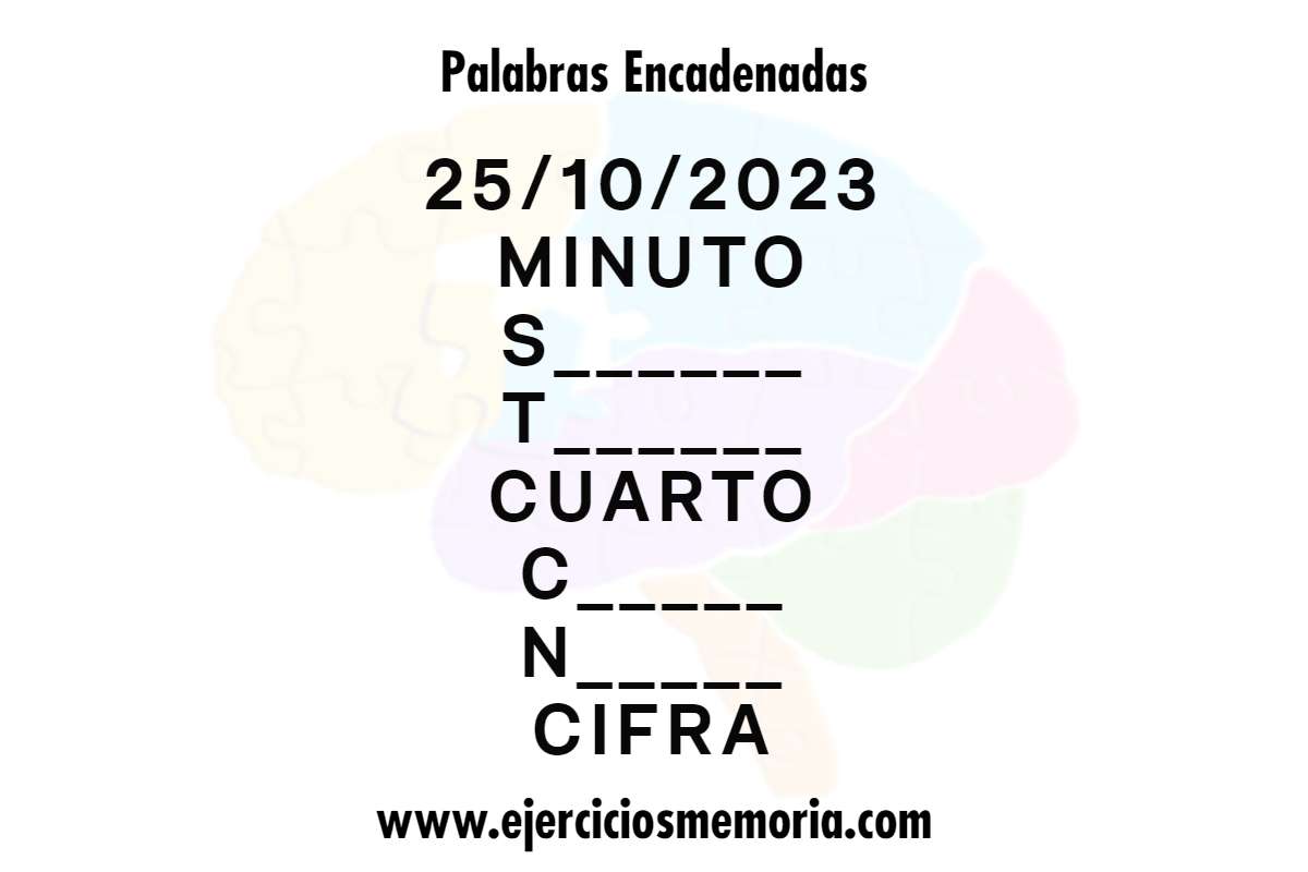 Palabras encadenadas