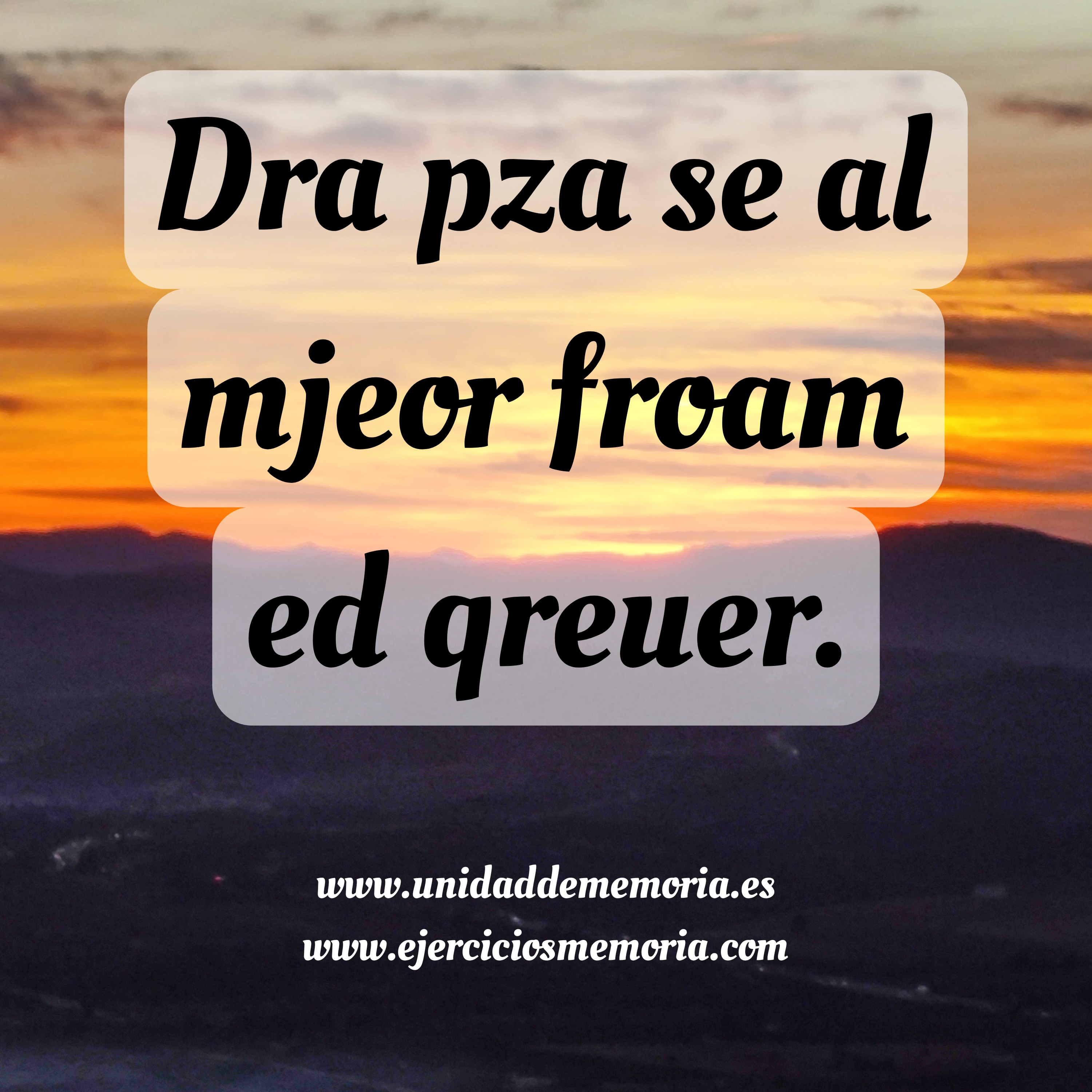 Descifra el mensaje 