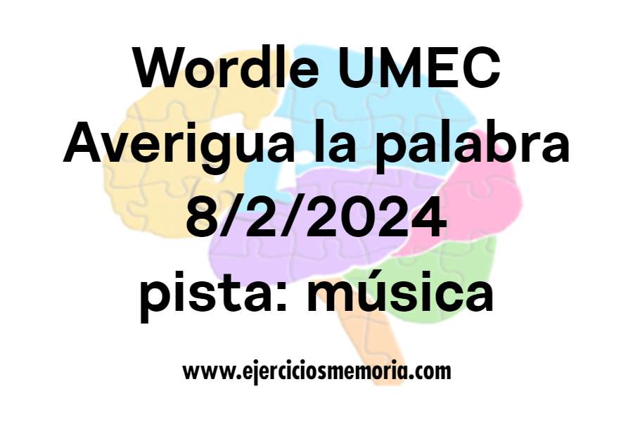 Wordle UMEC pista: música