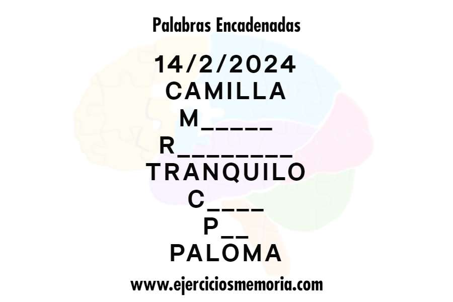 Palabras encadenadas