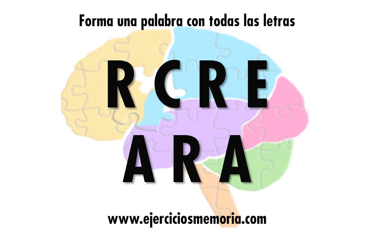 Forma una palabra con las letras