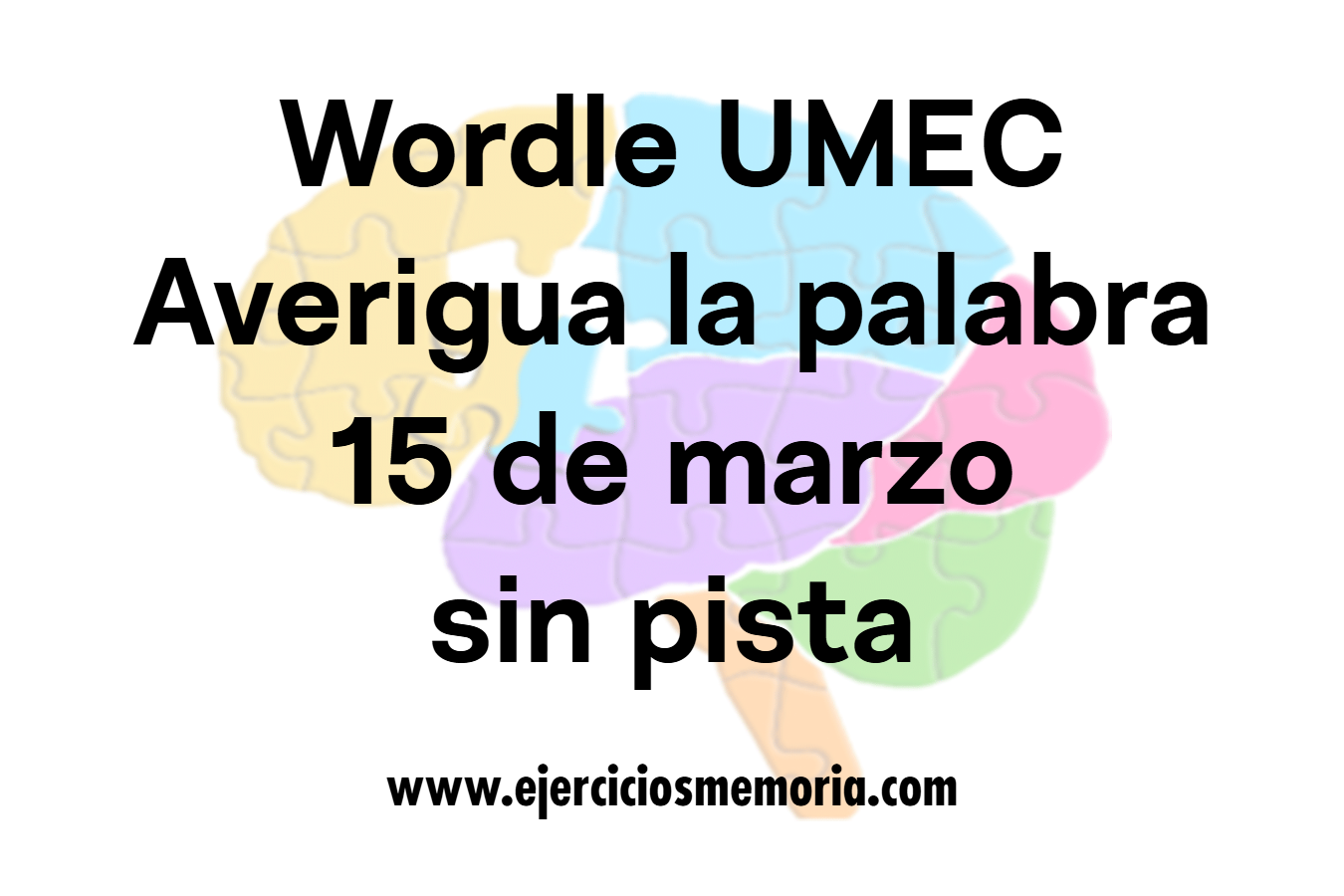 Wordle UMEC sin pista
