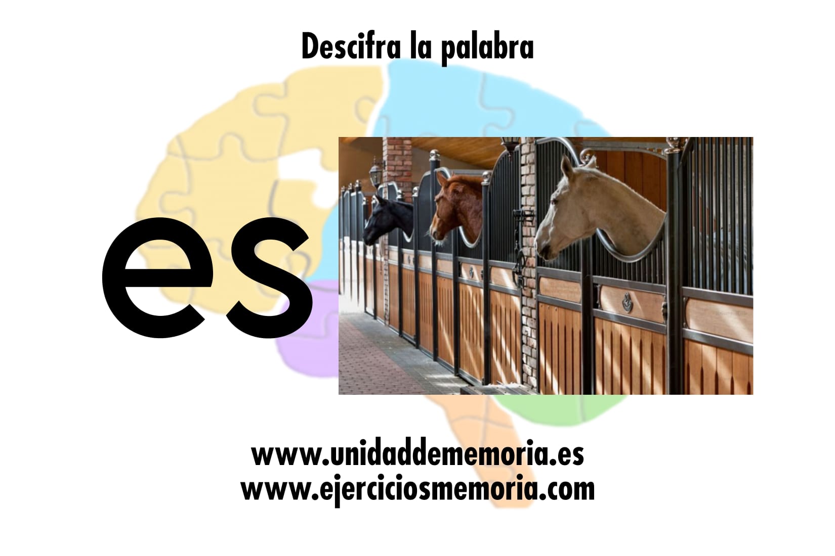 Solución al ejercicio: Descifra la palabra