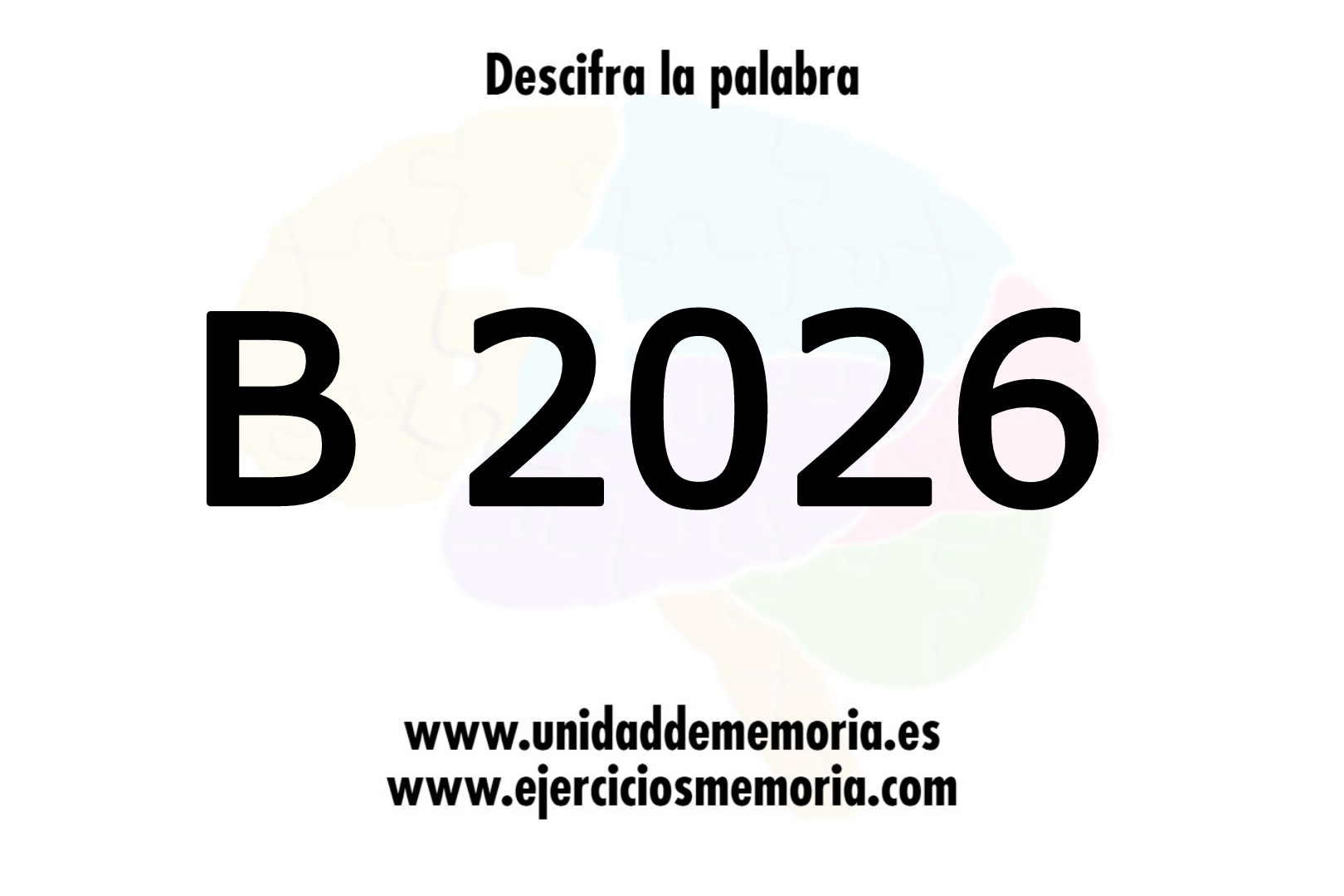 Descifra la palabra