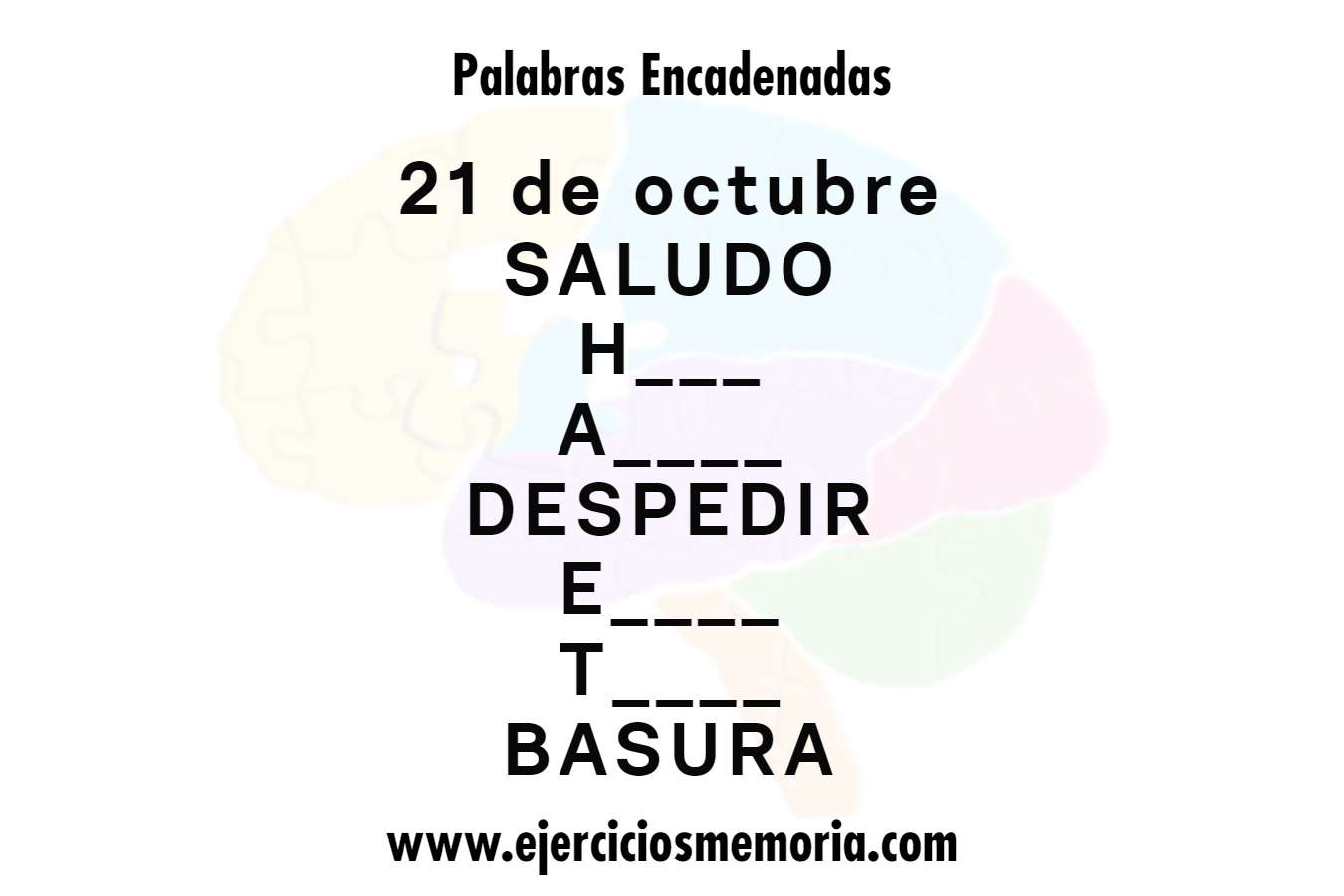 Palabras encadenadas