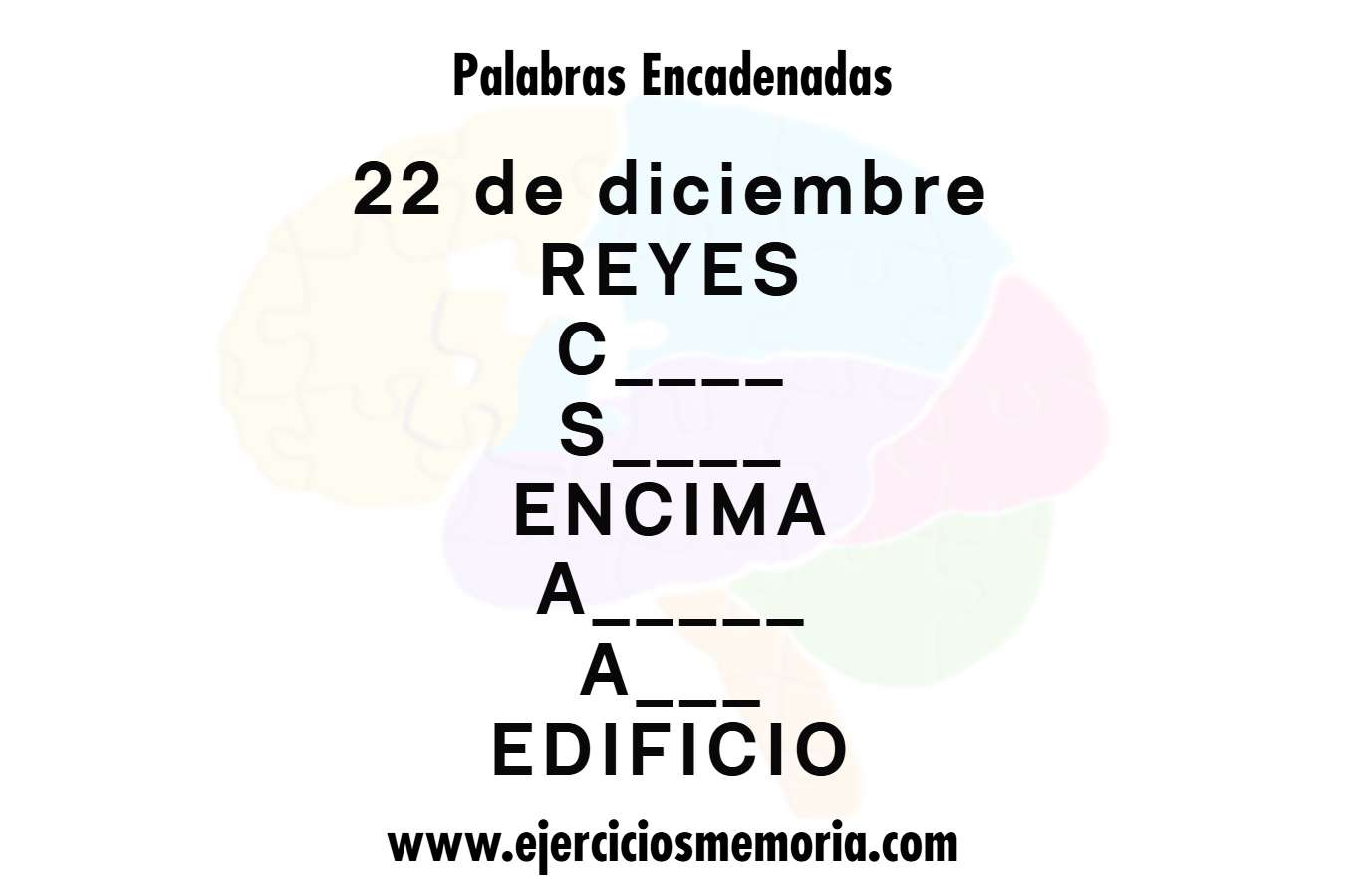 Palabras encadenadas