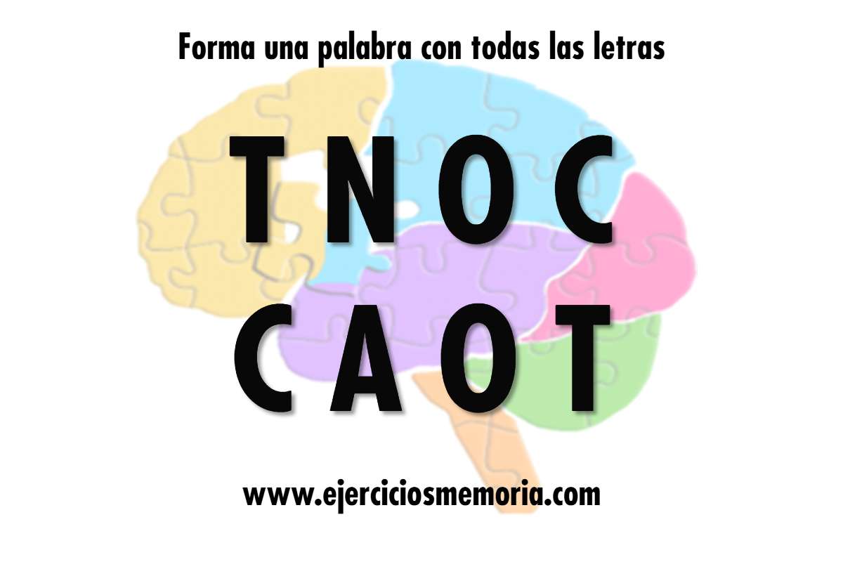 Forma una palabra con las letras