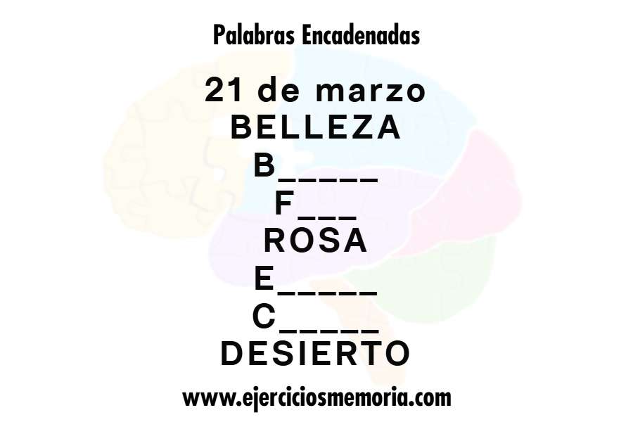 Palabras encadenadas