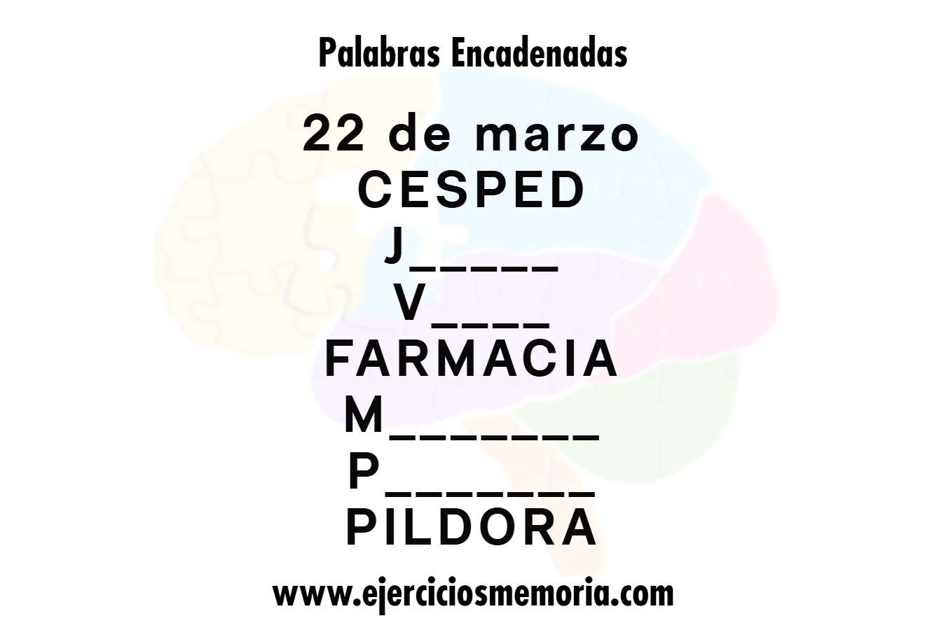 Palabras encadenadas